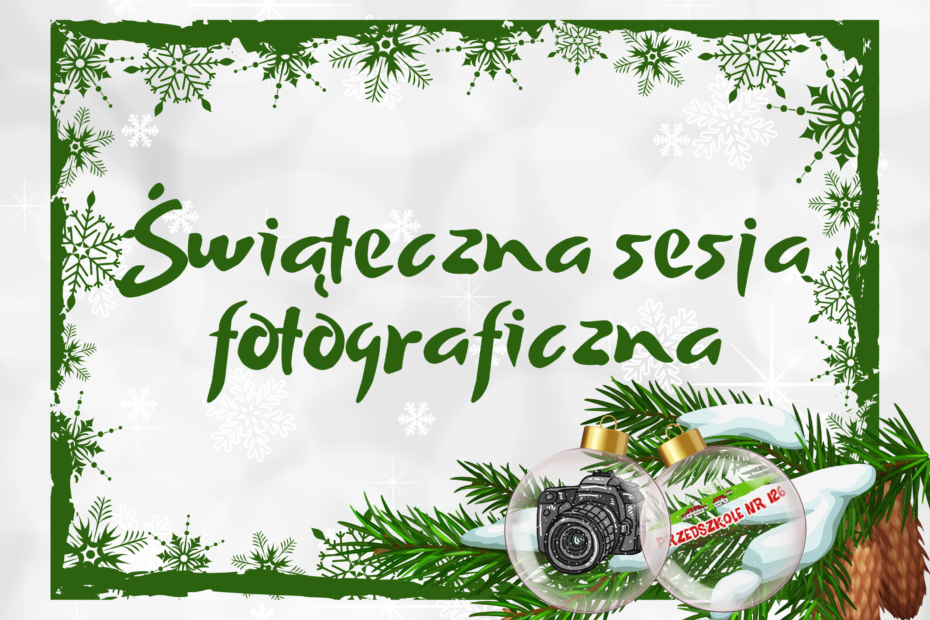 Świąteczna sesja fotograficzna