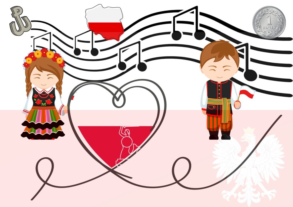 flaga dzieci symbole narodowe Polski