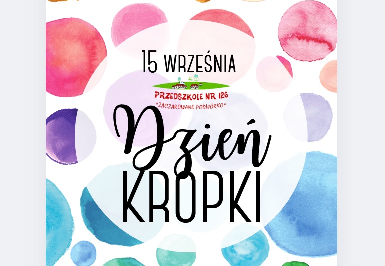 15 września Dzień Kropki