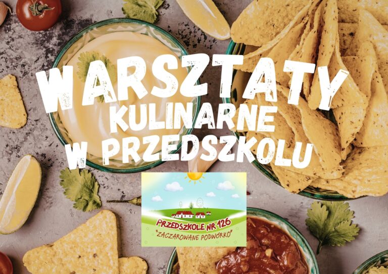 Warsztaty kulinarne w przedszkolu
